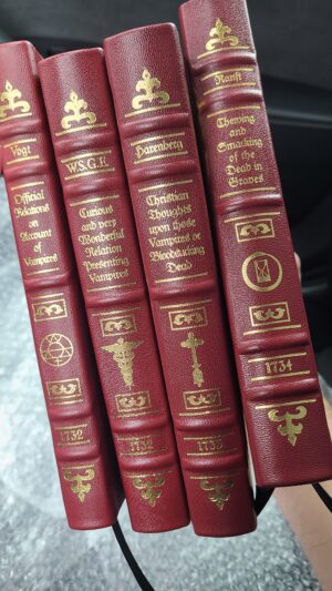 The Historic Vampire Debate Signed 4-Volume Leather Bound Set (1732-1734)