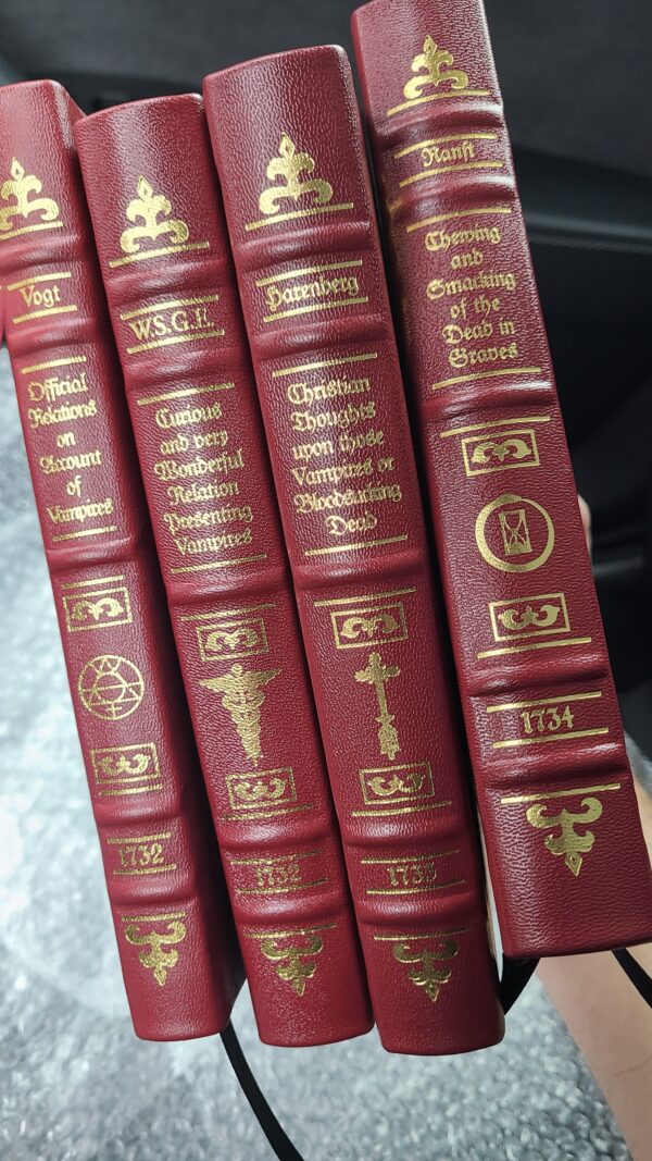 The Historic Vampire Debate Signed 4-Volume Leather Bound Set (1732-1734)