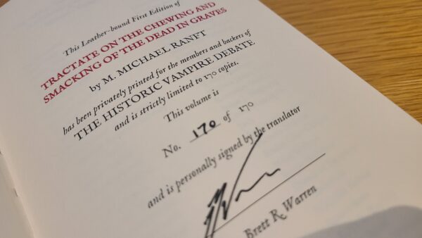 The Historic Vampire Debate: Volume Occult Philosophy (1734) Signed Leatherbound First Edition - Image 5