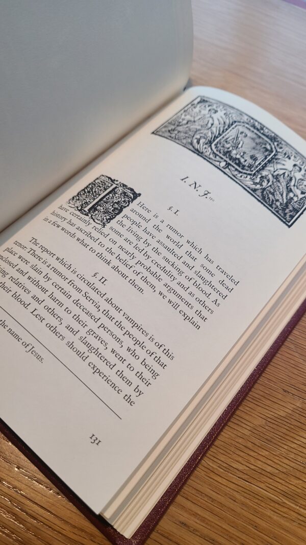 The Historic Vampire Debate: Volume Medicine (1732) Signed Leatherbound First Edition - Image 8