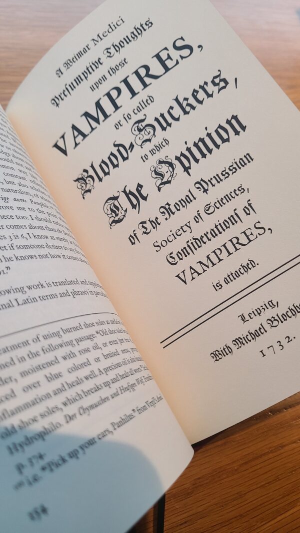 The Historic Vampire Debate: Volume Medicine (1732) Signed Leatherbound First Edition - Image 9