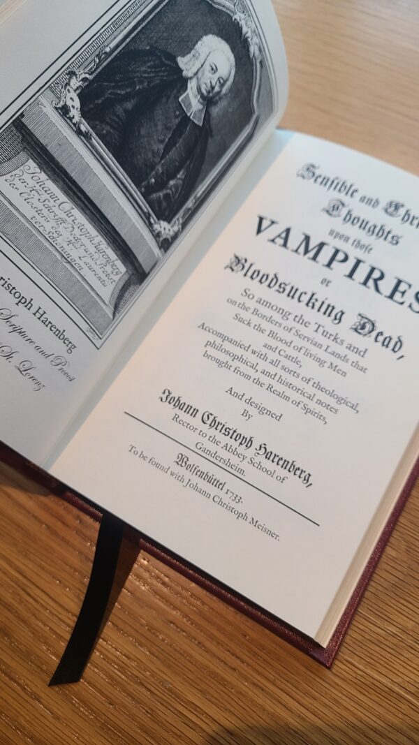The Historic Vampire Debate: Volume Theology (1733) Signed Leatherbound First Edition - Image 5