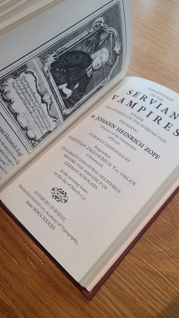 The Historic Vampire Debate: Volume Theology (1733) Signed Leatherbound First Edition - Image 8