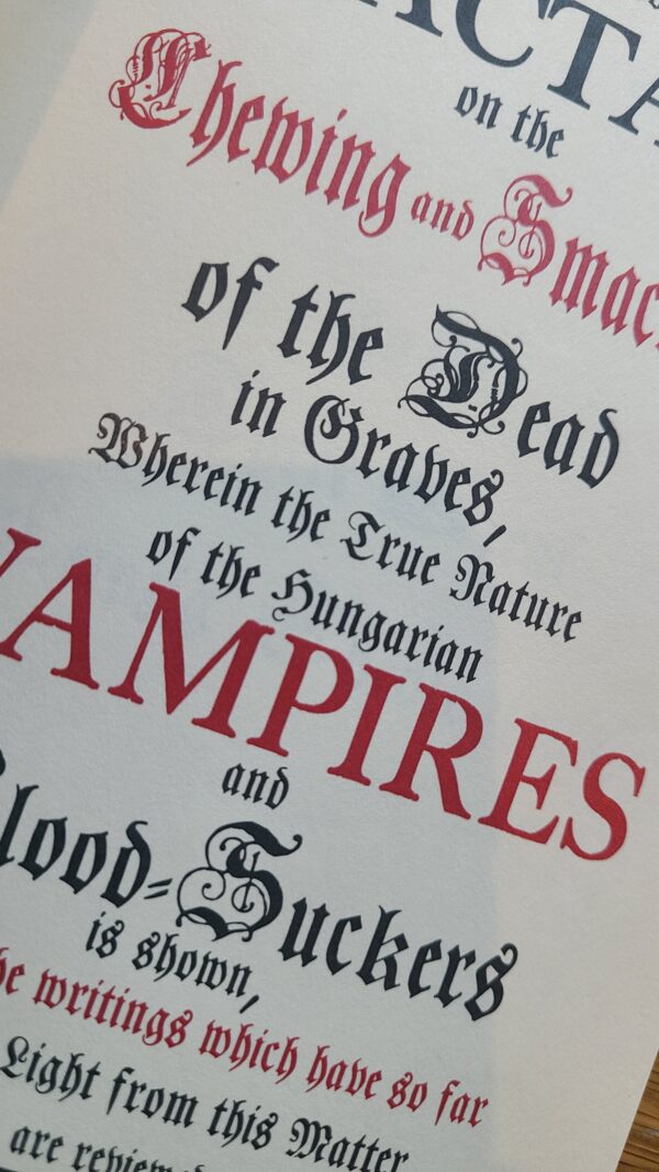 The Historic Vampire Debate: Volume Occult Philosophy (1734) Signed Leatherbound First Edition - Image 9