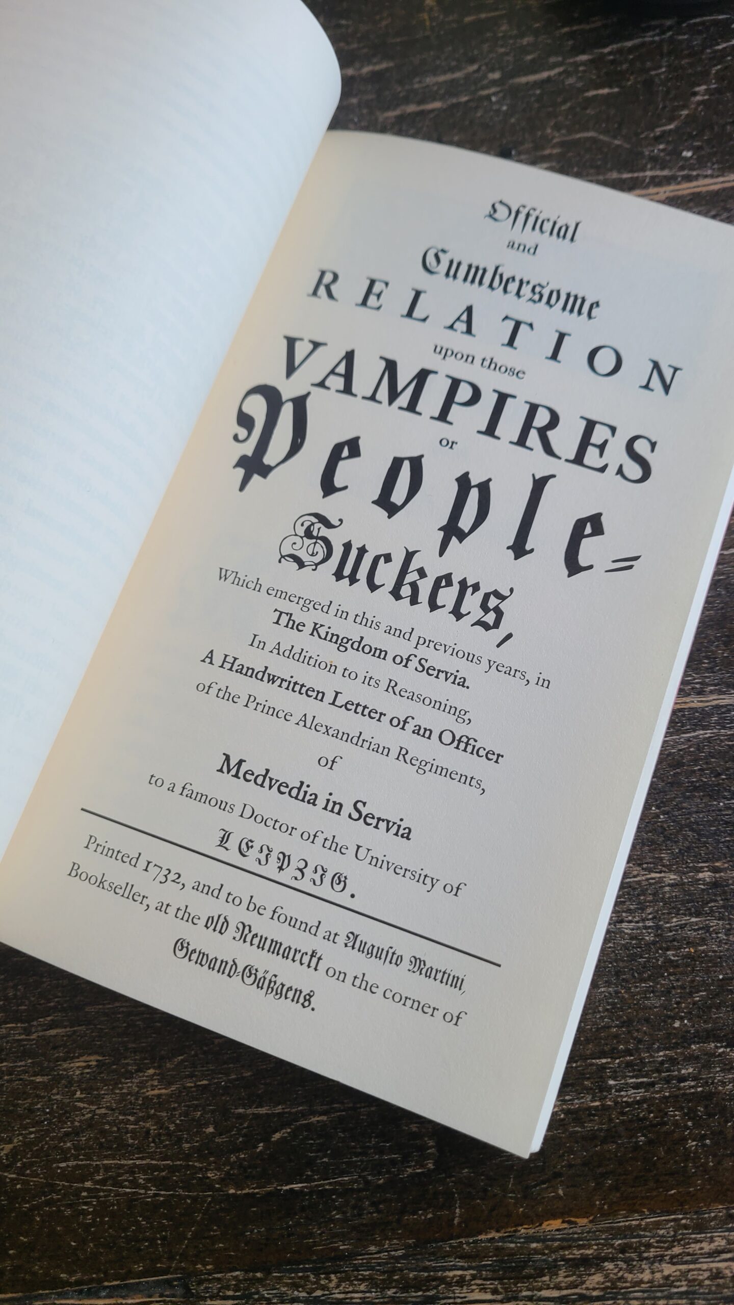 Gottlob Vogt's Short Reservations upon those Official Relations on Acount of Vampires or People- and Cattle- Suckers (1732) - Image 3